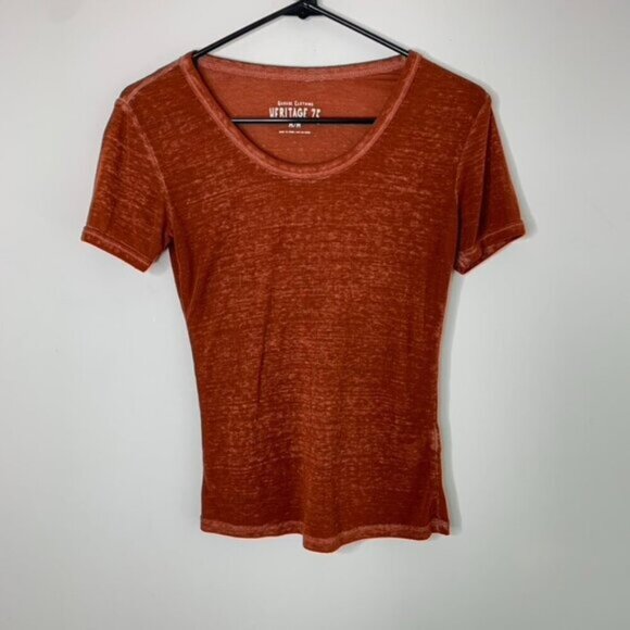 Garage Clothing Tee T-shirt Burnout Heathered marled Short sleeve crewneck - Picture 4 of 13